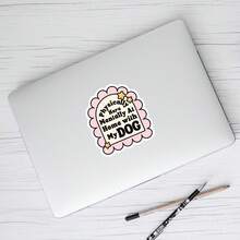 1 PIEZA Pegatina de 3 pulgadas "Físicamente aquí, mentalmente en casa con mi perro" para iPads, planificadores y tazas de café, para introvertidos, sobrevivientes de agotamiento y personas que se teletransportan emocionalmente a la ubicación de su perro, un regalo del núcleo de confort para los sobrestimulados