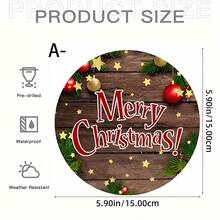 1 Piece Festive Wooden Christmas Sign Decoration - Country Merry Christmas Wall Art With Seasonal Decoration, Holiday Rope Hanging Merry Christmas Sign, Suitable For Home, Outdoor, All Holiday Seasonal Decorations