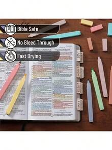 1 支彩色荧光荧光笔 - 细尖流畅书写标记，适用于笔记、办公、艺术和学校用品 - 7 种鲜艳颜色，办公用品 | 凿子尖标记 | 粗体彩色墨水，随机颜色荧光笔 - 隨機顏色 - 查看 3