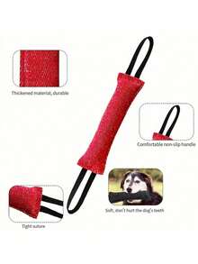 A Chew Stick With A Wear-Resistant Double Handle And Teeth Cleaning, An Interactive Dog Training Toy, Suitable For Puppies To Large Dogs. Ideal For Playing Tug-Of-War, The Durable, Unbreakable Rope Has Great Pulling Power. - Multicolor - View 3
