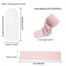 20/30 miếng thẻ tên acrylic trong suốt cho cổng cưới, thẻ đặt chỗ acrylic trống kèm ruy băng/dây đay, 1.77" X 3.5", nhãn tên chỗ ngồi kèm ruy băng, biển báo DIY trong suốt cho số bàn, tên khách, phù hợp trang trí đám cưới, tiệc, bữa tối và sự kiện - Nhiều màu - Xem 7