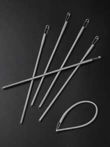 轻松穿线工具,适用于各种针线活动,家庭缝纫工具,绳索袜带,灵活穿线工具,多用途松紧带腰带,绳索织带辅助装置弹簧眼穿线装置,工具,缝纫配件,万圣节,万圣节服装,缝纫 - 彩色 - 查看 7