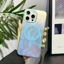 Advanced Magnetic Dynamic Color Changing Wave Pattern Case For IPhone 16, 15, 14, 12, 11 And Other Models Including Pro, Pro Max, And Plus Versions - Màu hỗn hợp 5 - Xem 4