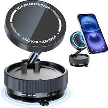 Giá đỡ điện thoại từ tính xoay 360°, có thể gập lại và thu vào, tương thích với mọi loại điện thoại, không thấm nước, di động cho xe hơi/tắm/du lịch/phòng tập thể dục/gương nhẵn PS: Chỉ hỗ trợ lắp đặt trên bề mặt nhẵn - Nhiều màu - Xem 16