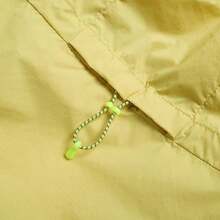 Under Armour LAUNCH LIGHTWEIGHT JACKET, Woven Hooded Men's Road Running 1381879-729 - Green Light Yellow - View 8