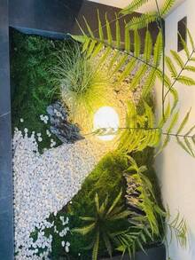 White Pebble Stones, Decorative Rocks, Suitable For Potted Plants, Home Decor, Outdoor Garden, Aquarium Landscape, 0.6-3cm, 100g/300g/500g/800g - Multicolor - View 5