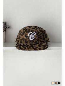 1pc Soft Top Flat Bill Hat, Retro Skateboard 5-Panel Cap, Women Camouflage Brim Hat, BiteBerry Original New American Letter Contrast Color Corduroy Plaid Baseball Cap, Unisex Fashion Casual Versatile Sun Hat, Outdoor Street Skater Hippie Chicks Style Cap - Multicolor - View 13