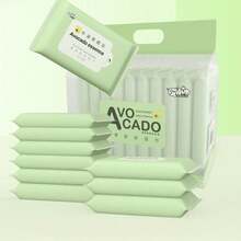 Avocado Extract Makeup Remover Wipes, Slouchy Makeup Remover Cotton Pads With Essence Cleansing Wipes, Disposable Wet Tissues - Multicolor - View 4