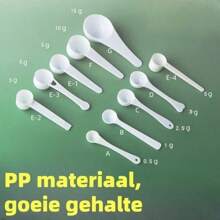 1pc/10pcs Measuring Spoons, 0.5g-15g Spoon Scoop For Laundry Powder, Protein Powder, Liquid Measuring Spoon With Markings, Flat Bottom Baking Measuring Spoon