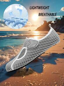 Ladies' Sport Sandals; Barefoot Shoes; Outdoor Beach Fisherman Sandals; Socks Shoes; Water Shoes; Summer Anti-Slip Lightweight Walking Hiking Sandals; Beach Shoes. - Grey - View 4