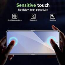 2pcs Outer Screen (Small Screen) Screen Protector Compatible With Samsung Galaxy Z Fold 8 Ultra/ Galaxy Z Flip 7 5G, Galaxy Zfold 7 / Galaxy Zfold 6, High-Quality Foldable Screen Protector, Bubble-Free, High Transparency, HD Effect, Tempered Glass Screen Protector - Clear - View 6