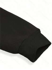 1 PcsMen's God Jesus Spirit Hoodie - By God Loved By Jesus 3D Printed Lion Graphic Pullover, 60% Cotton 40% Polyester Blend, Unisex Regular Fit Hooded Sweatshirt For Casual Outdoor Wear, Funny Gift For Husband Boyfriend, Allseason Pullover, Casual Loose Hoodie, Stretchable Hoodie,Fall Hoodies,Men's Fall Clothes,Street Wear,Halloween,Mens Hoodies,Y2k Clothes,Jesus Hoodie,Thanksgiving Day,Nightmare Before Christmas,Christmas180g 100% Cotton - 黑色 - 查看 3