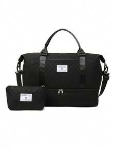 2 piezas Bolso de maternidad multifuncional de gran capacidad y resistente al agua - Convertible a bandolera/mochila con bolsillos organizadores, portabotellas y diseño práctico para viajes - Ideal para el parto y posparto, recuperación y salidas con el bebé - Bolso de dos piezas de mamá - Ver 14