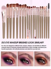 50件套棕色专业化妆工具套装，大容量化妆包套装，包含：1个化妆包、25支化妆刷、1个发带、2个腕带、5个水滴形化妆海绵、5个三角粉扑、5个迷你水滴形化妆海绵、5个迷你指套粉扑、1个清洁工具，适用于液体彩妆、粉状彩妆和遮瑕膏，旅行化妆刷套装，适合女性和女孩。