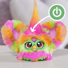 Furby Furblets Par-Tay Mini Friend, peste 45 de sunete, muzică disco, vorbește doar Furbish, jucării electronice de pluș pentru fete și băieți, animale de companie interactive, multicolor, 6+ - PAR-TAY - Vizualizare 6