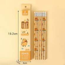 1pc (10 Packs) With Eraser Pencil Cartoon Eraser Pencil Cute Cartoon Pencil For School, Office, Student Gift - Multicolor - View 11