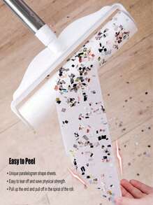 3个装替换粘毛滚筒，大号宠物毛发去除滚筒，地毯清洁粘毛滚筒，除毛器，长柄粘毛拖把[3个替换装]，7.48英寸/19厘米长，适用于清洁地毯、地板、沙发、床、汽车、衣物和宠物毛发，圣诞礼物，圣诞装饰，房间装饰，桌面收纳，母亲节礼物，新年礼物，可定制 - 彩色 - 查看 7