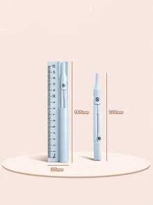 1 pieza Herramienta de 3 en 1, Brújula, Regla y Lápiz, Adecuado para Estudiantes, Escuela y Suministros de Oficina, Herramientas de Medición y Dibujo, Papelería, Útiles Escolares, Juego de Útiles Escolares