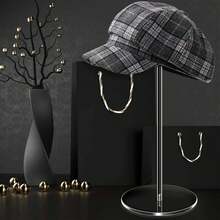 Acrylic Hat Rack, Wig Display Stand, Transparent Base Stand Rack For Baseball Cap, Round Acrylic Riser, Suitable For Desktop Display Of Watches And Jewelry