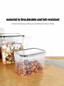 30pcs  Kitchen Decor And Accessories,Vanity,Food Jars And Dispensers, Plastic Airtight Food Storage Containers For Cereals, Snacks And Sugar, Grain Dispensers With Labels And Markings, Dishwasher , Kitchen Accessories,Local Warehouse,Organization And Storage