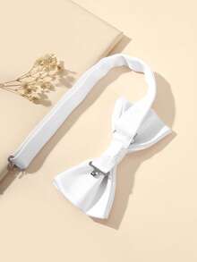 1pc Men's Basic Bow Tie 3-Color Set, Formal Business High-End Occasion Wedding Accessory, Retro Minimalist Design, Non-Wrinkle & Non-Deformation, Adjustable Buckle,