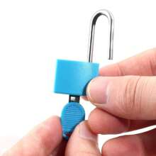 Mini Metal Padlock (With 2 Keys) - Durable Extended Small Lock In Multiple Colors, Suitable For Luggage, Gym Lockers, Drawers, Backpacks And Jewelry Boxes - Designed To Be And Fashionable