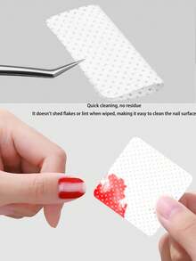 540/300/200 almohadillas quitaesmalte, toallitas para limpiar el gel de uñas, almohadillas para limpiar el pegamento de extensiones de pestañas, paños para limpiar la boca del frasco de pegamento para evitar obstrucciones
