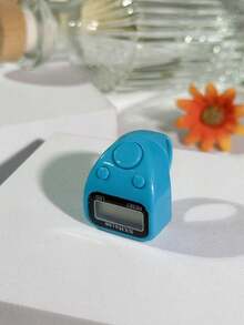 LED 显示计数器环，带复位按钮的手动按压电子数字计数器 - 耐用的 PC 和 PVC 材质，紧凑的设计，大显示屏，缓解压力的手压计数器，用于祈祷、编织、运动计数等的手指计数器（混合颜色） - 彩色 - 查看 17