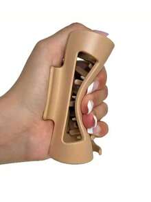 1 件柔软硅胶发夹重型抓握，防滑抓握，稳固固定，适合女士/男士 - 优雅黑色发夹/头带，适合日常、健身房、正式活动，无损取下，现代发夹，橡胶抓握秋季时尚爪夹秋季发饰发夹发夹适用于冬季度假装女士 - 彩色 - 查看 7