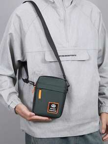 新款男士包袋 - 休闲单肩包、牛津布小背包、男士包、休闲斜挎包 - 彩色 - 查看 8