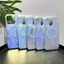 Advanced Magnetic Dynamic Color Changing Wave Pattern Case For IPhone 16, 15, 14, 12, 11 And Other Models Including Pro, Pro Max, And Plus Versions - Màu hỗn hợp 5 - Xem 6