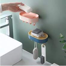 极简浴室壁挂式肥皂盒，无需钻孔，优雅欧式风格，现代风格，生日派对，秋季元素，中东国庆节，万圣节 - 彩色 - 查看 5