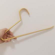 شماعات بنطلون من سبيكة الألومنيوم على شكل حرف L مانعة للانزلاق للاستخدام المنزلي والتجاري في المراكز التجارية والمدارس الداخلية