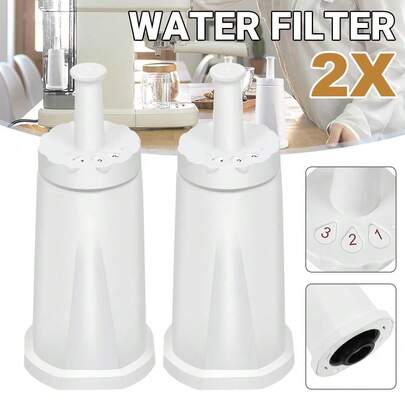 2Pcs Water Filter Replacement For Sage Coffee Machine Filter SES008WHT0NEU1 BES008, For Barista Express Water Filters