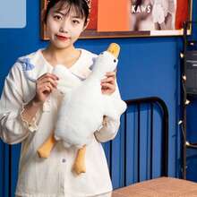 1 件可爱鸭子毛绒玩偶，背包柔软白鸭，男孩女孩生日礼物，复活节装饰动物鸭，圣诞节礼物 - 彩色 - 查看 10