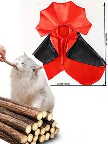 عصا تنظيف أسنان للقطط - نكهة القطط، النعناع، السمك، لعبة مضغ لرعاية الأسنان