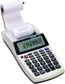 Victor 1205-4 12 Digit Portable Palm_Desktop Commercial Printing Calculator, 18&#34; X 4&#34; X 8&#34;