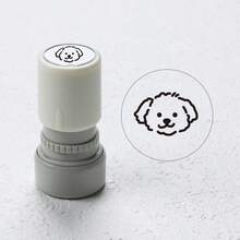 1 件可爱小狗光敏印章，可爱宠物动物，自墨，适合学生、教师、朋友、礼品包装、手工 DIY 装饰、信封和文具密封，可重复使用