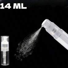 1pc Powder Spray Bottle Travel Spray Bottle Container Plastic Nail Glitter Kitchen Pepper Portable Refillable Spray Bottle Hair Music Ball Powder Spraying And Repackaging Spraying