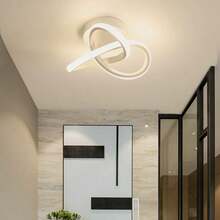Lumière de couloir LED moderne et minimaliste créative, style nordique pour le hall d'entrée, le balcon, le vestiaire et le plafond