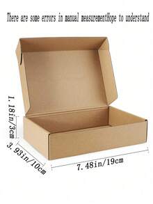 8 piezas/4 piezas/1 pieza - Cajas de envío a granel de color marrón, cajas de correo con cerradura para pequeños negocios, cajas de regalo de cartón medianas para envolver regalos por correo - Embalaje de regalo - Embalaje de regalo pequeño