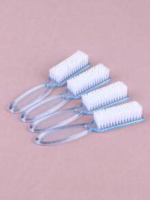 4 piezas de brochas de limpieza para arte de uñas, de mango largo y multifuncionales - Multicolor - Ver 11