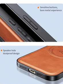 新品上市（手机支架保护壳）豪华防护手机壳，带防尘孔和加厚边缘，兼容三星 Galaxy S24 Ultra/S24 Plus/S24/S23 Ultra/S23 Plus/S23/S22 Ultra/S22 Plus/S22/S21 Ultra/S21 Plus/S21 FE/S23 FE/S20 Ultra/S20 Plus/S20 FE，防水防震防摔防刮。 - 棕色 - 查看 9