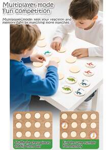 Children's Early Childhood Educational Memory Chess Toys. Dinosaur Matching Game Matching Toys. Focus Training Toys.