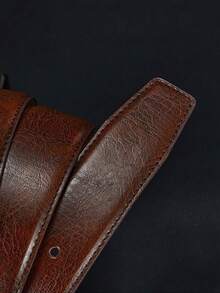 Joopzqm [Casual Belt] Men's Pin Buckle Casual Belt Daily Commuting, Business Party, Festival Birthday Gift Autumn-Winter Accessories,Suitable For Teens, Youth,Men,Casual, Outdoor, Athletic, Vacation, Graduation Gifts, Birthday, Daily Wear - Brown - View 4