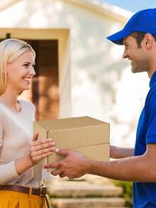 8 piezas/4 piezas/1 pieza - Cajas de envío a granel de color marrón, cajas de correo con cerradura para pequeños negocios, cajas de regalo de cartón medianas para envolver regalos por correo - Embalaje de regalo - Embalaje de regalo pequeño