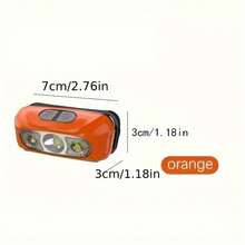 USB Rechargeable LED Headlamp - Portable, Motion Activated Flashlight, Suitable For Hiking, Camping And Emergency Work - Black - View 4