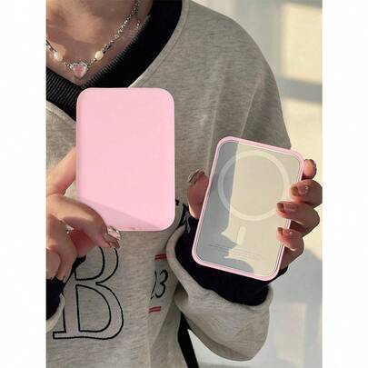 TPU Soft Matte MagSafe Battery Protective Case, Compatible, Full Coverage Protection, Anti-Drop Design, Delicate Touch, Compatible With Wireless Charger Cable Protector, Charger Protector