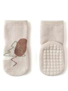 1 Pair Cartoon Thick Warm Anti-Slip Baby Crew Socks