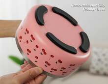 Dog Bowl Medium Breed - 4 Cup Non Slip Anti Rust, Insulated Metal Stainless Steel Dog Bowls - Spill Proof Heavy Duty - Water Bowl For Dogs, Dishwasher  (32 Oz, Very Cherry),13360812 - 銅色 - 查看 6